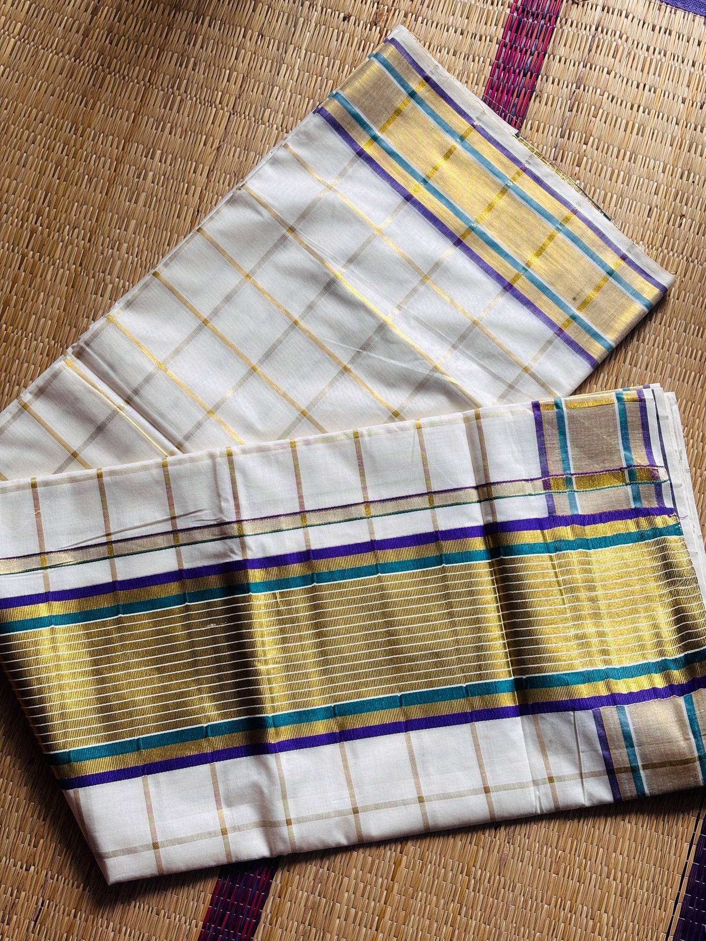 പാവ് 💜(Set saree with Running Blouse piece)