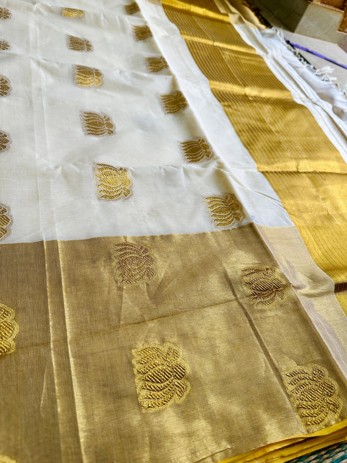 ഭദ്ര🔥 (Set Saree with Running Blouse piece)(Pre booking- Aug 10)