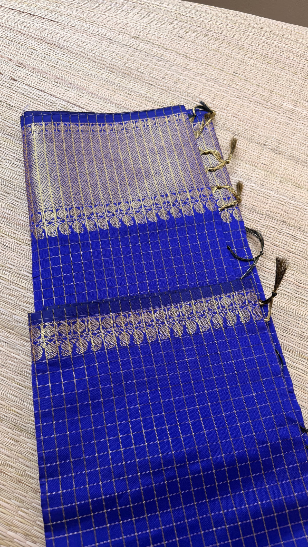 Semi Banarasi Blue