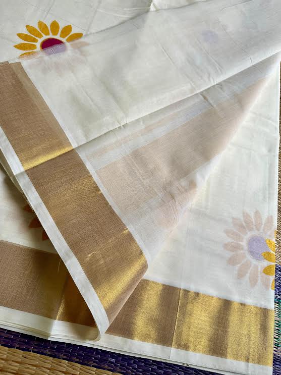 സൂര്യ 🌞(Setsaree with running Blouse piece)