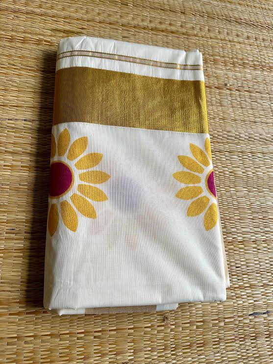 സൂര്യ 🌞(Setsaree with running Blouse piece)