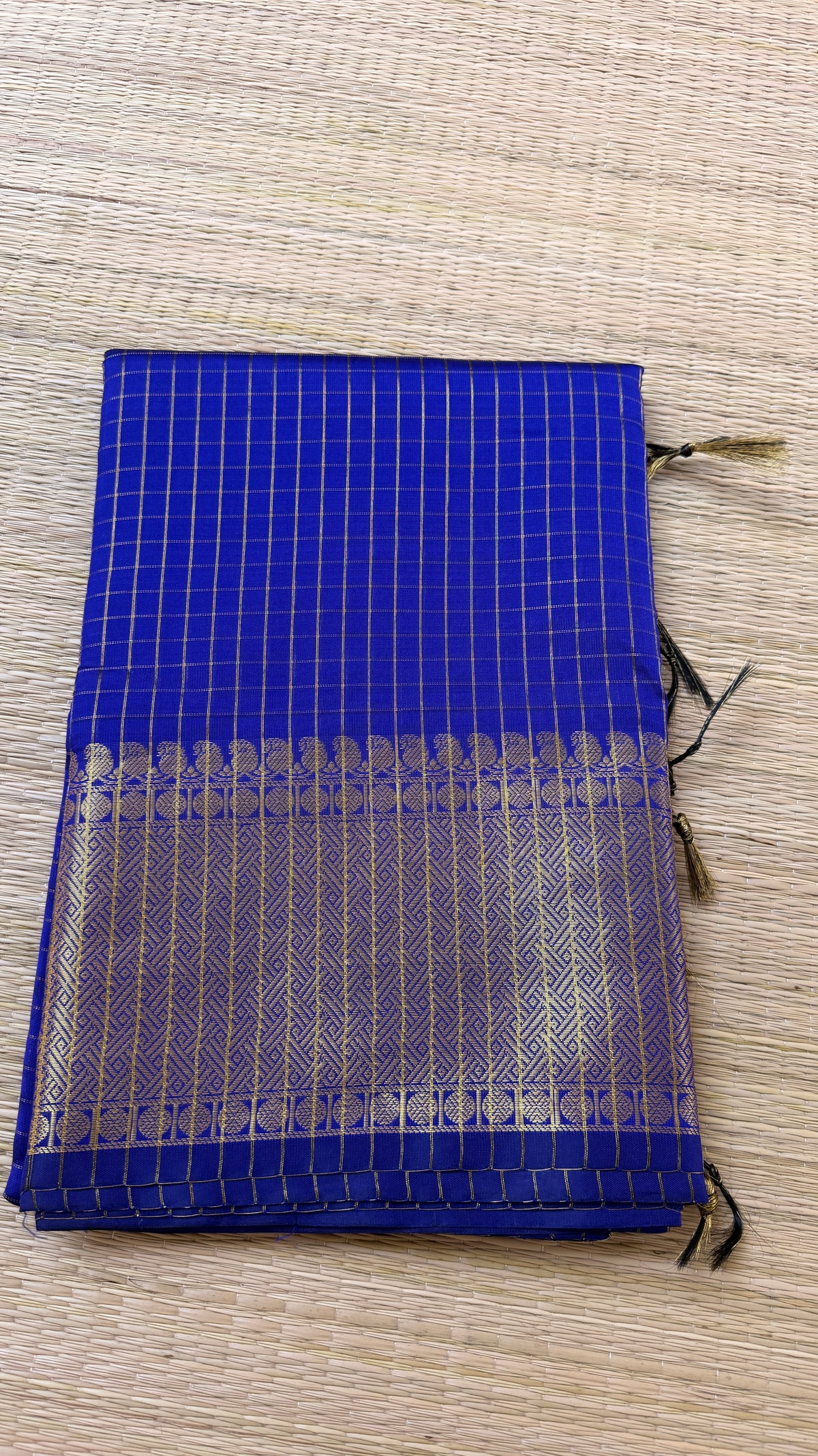 Semi Banarasi Blue