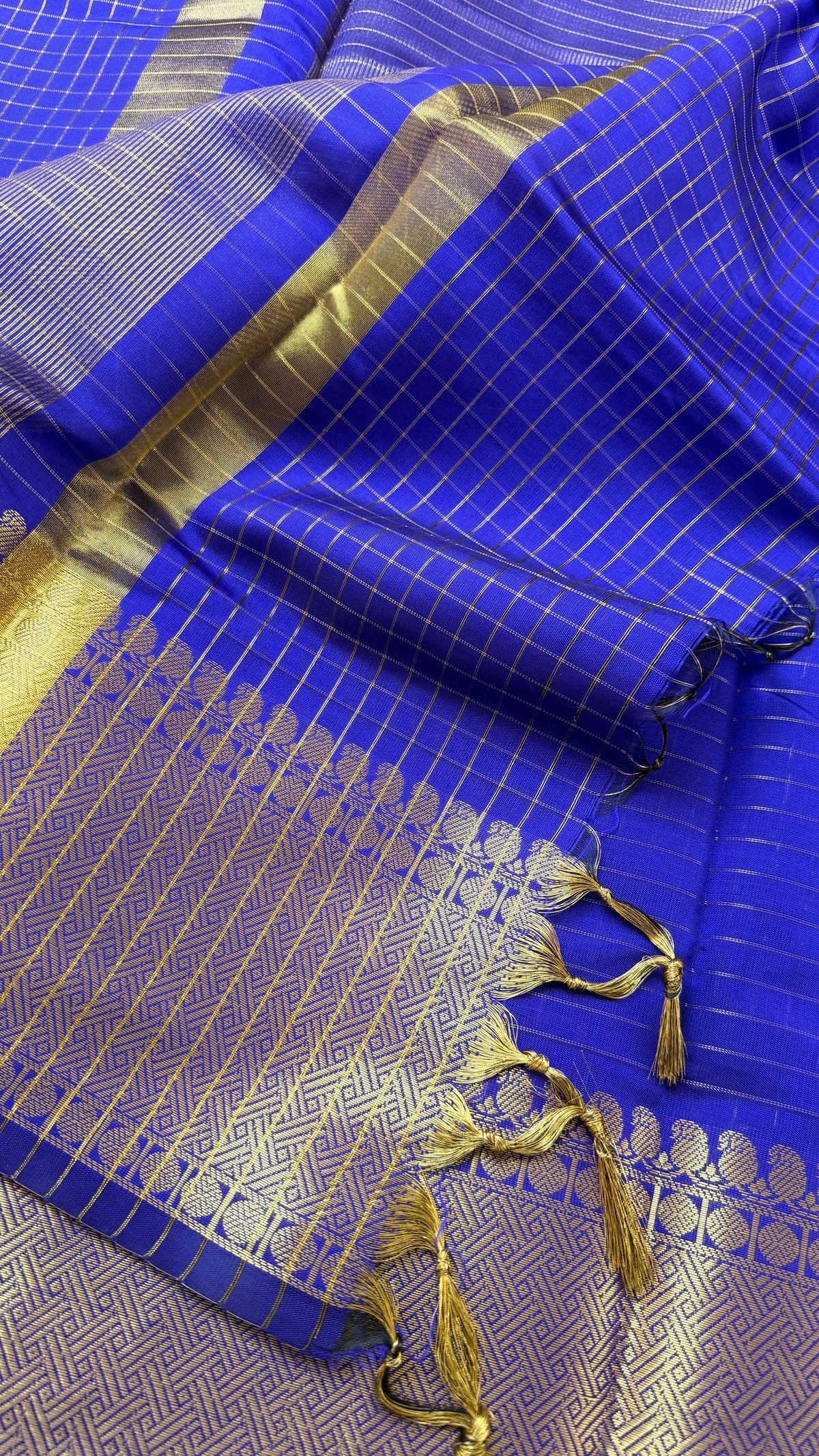 Semi Banarasi Blue