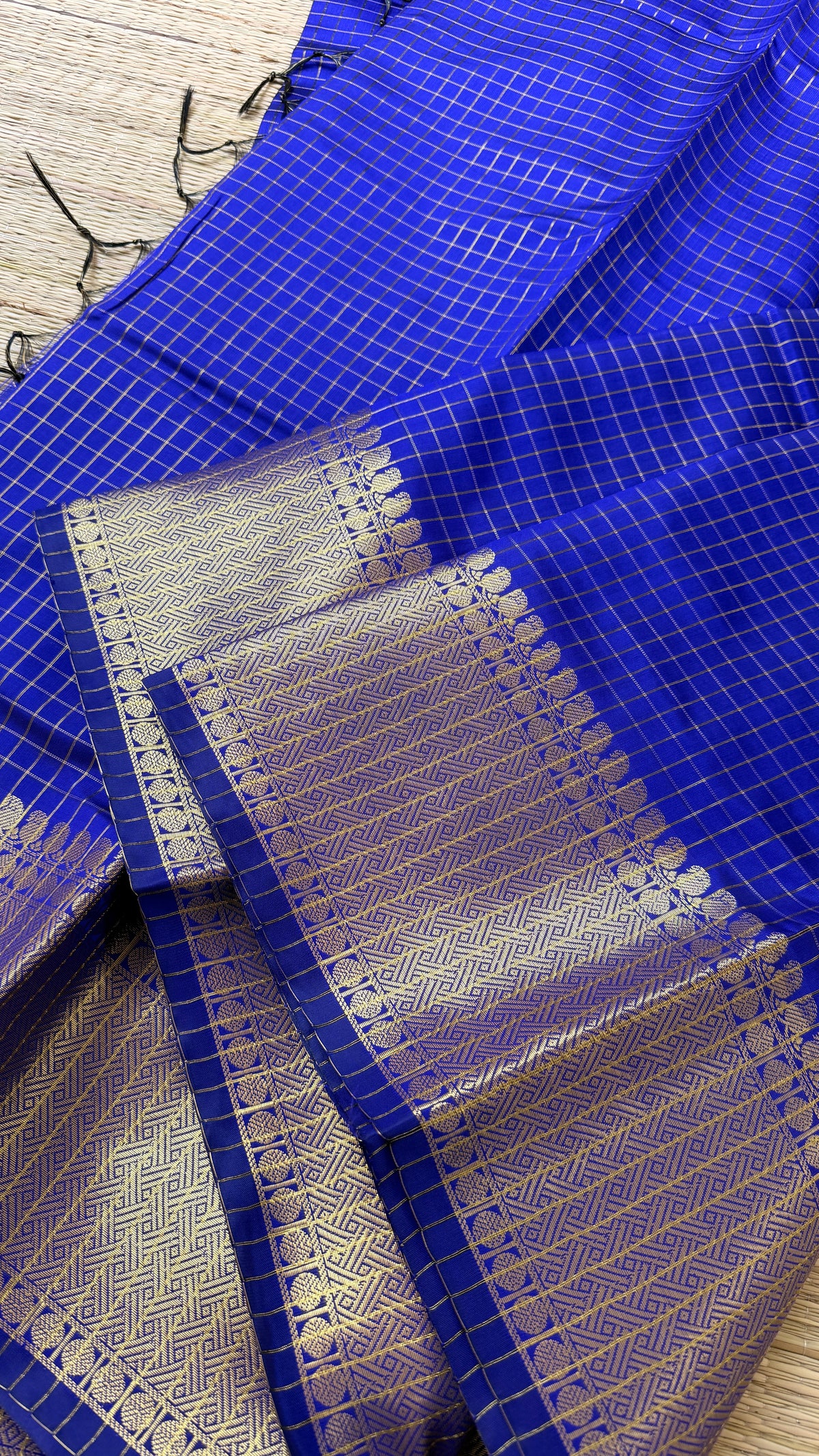 Semi Banarasi Blue