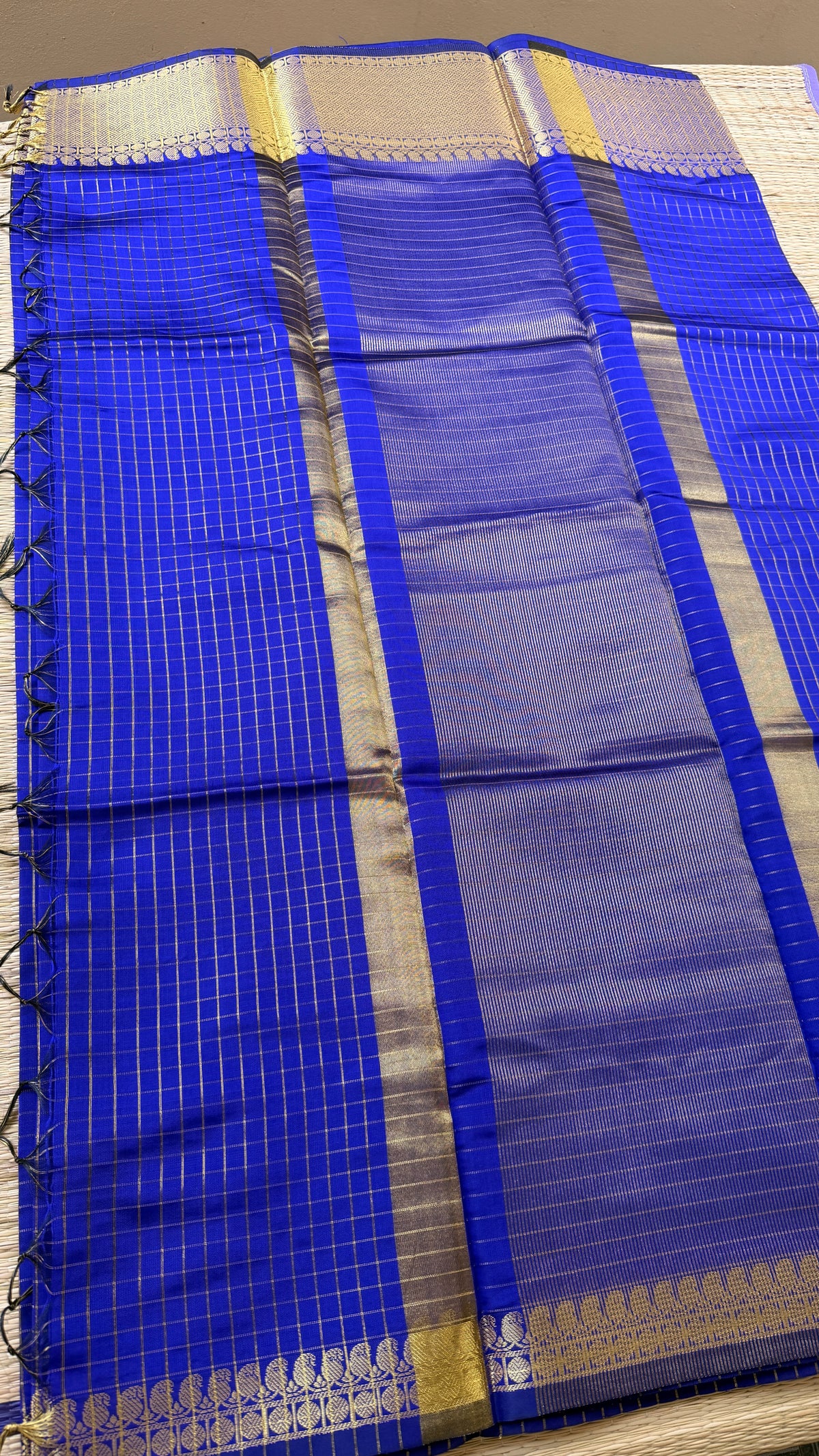Semi Banarasi Blue