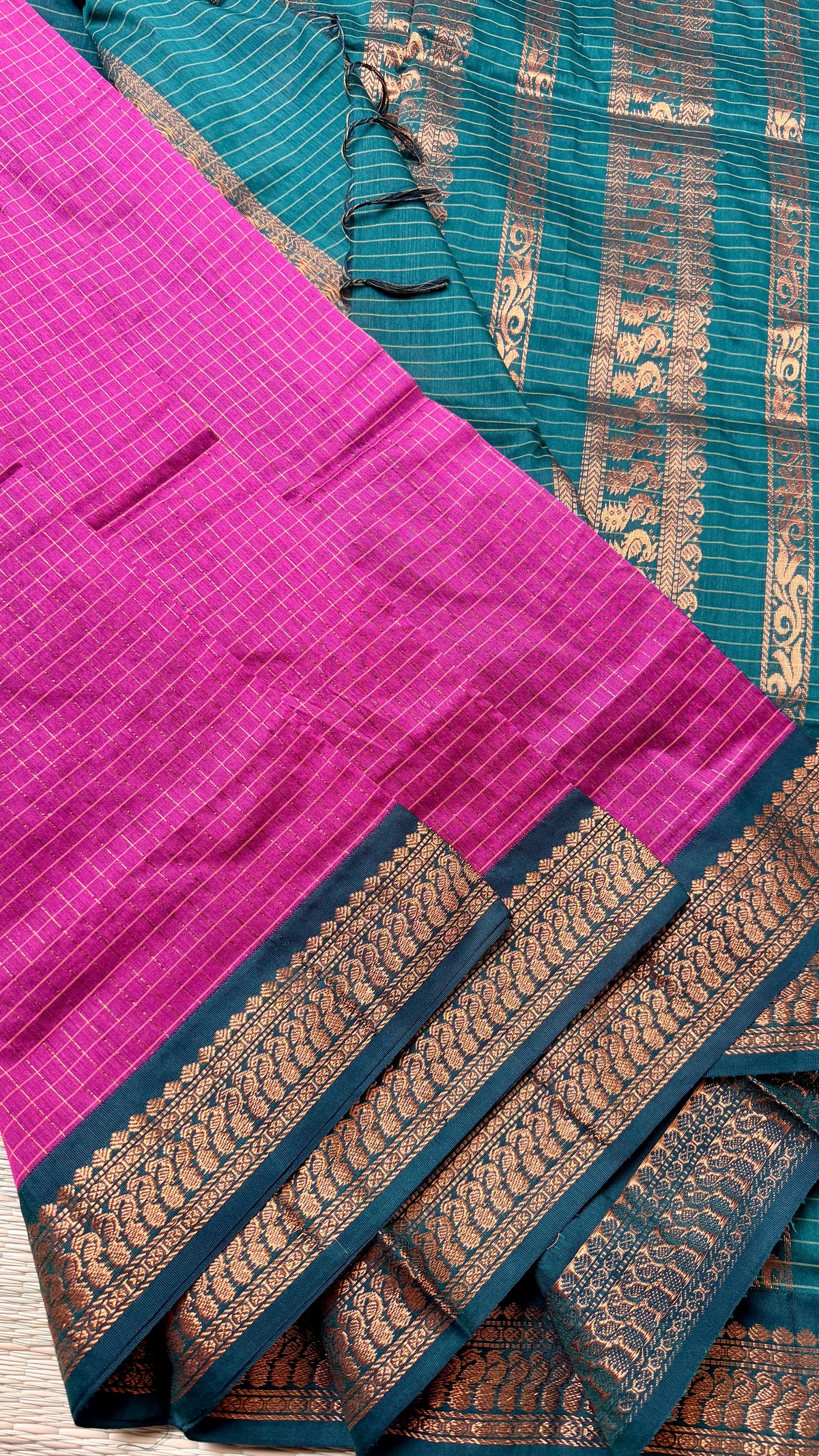 Kalyani cotton- Pink