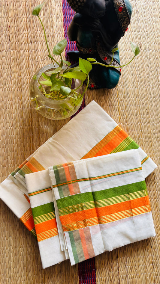 നവതി💫 (Set mund with out Blouse piece)