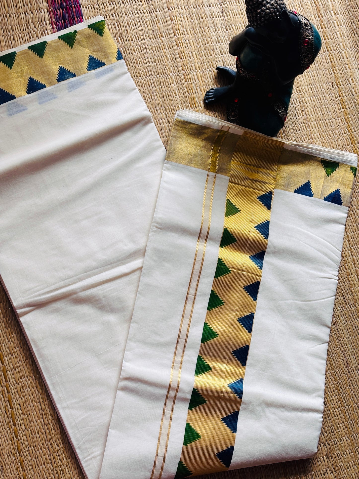 കോകില💛(cotton Set saree with Running  Blouse piece )