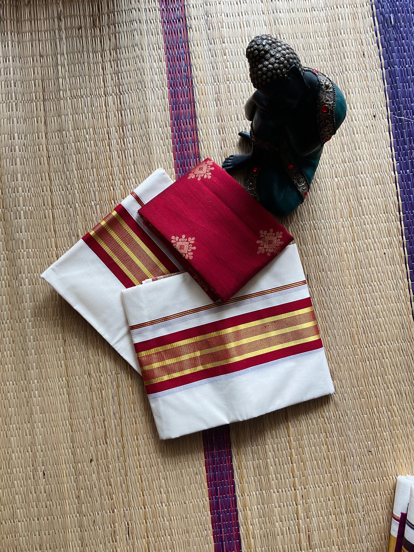 റാണി❤️‍🔥♥️ (Set Mund with Blouse piece)