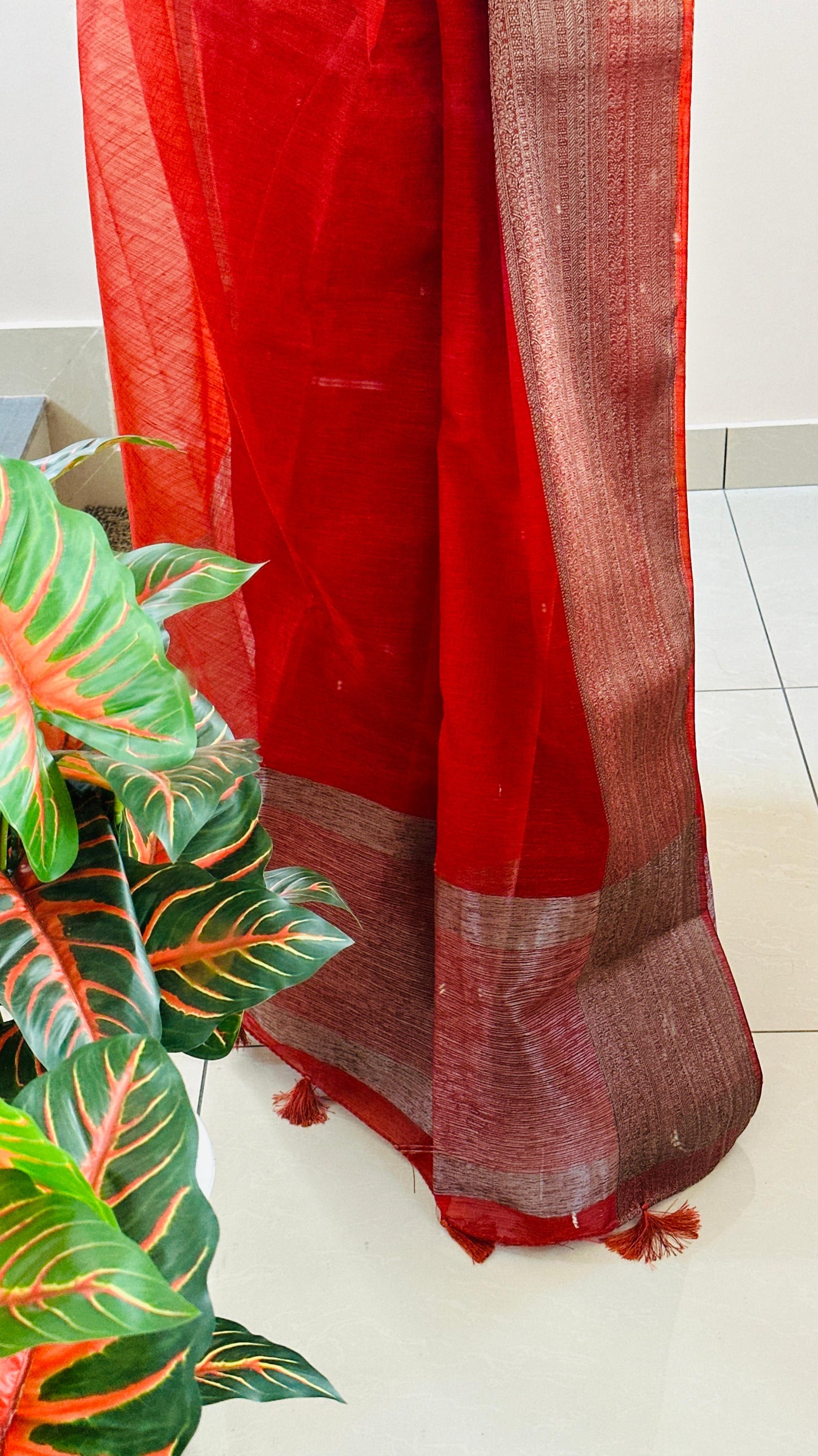 Burnt orange 🧡 | with running blouse