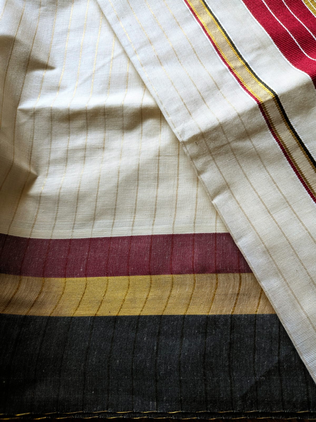 ത്രയം ❤️ (cotton) Saree with running blouse