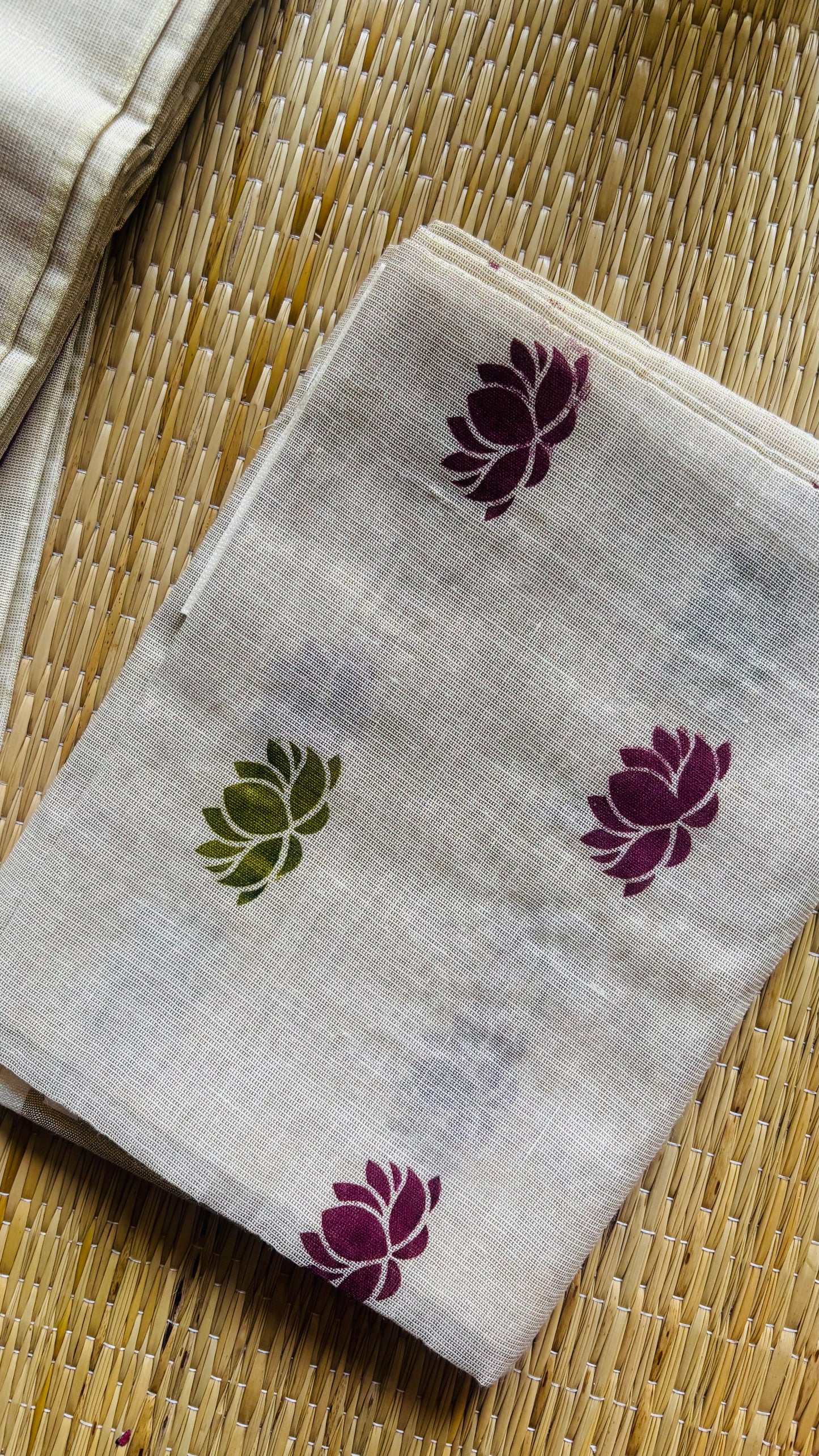 പദ്മ ❤️ (cotton) 2.8mtr set mund with blouse