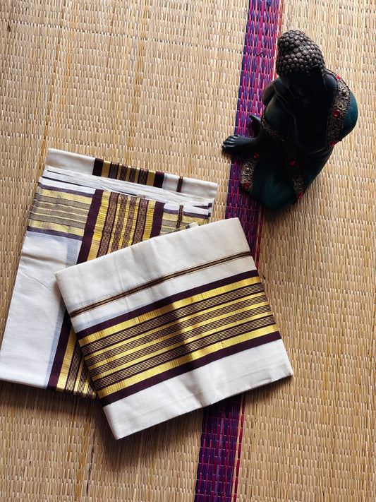 കറുക🍂(Set Mund without Blouse piece)