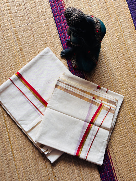 തരുണി🍂(Set Mund without Blouse piece)