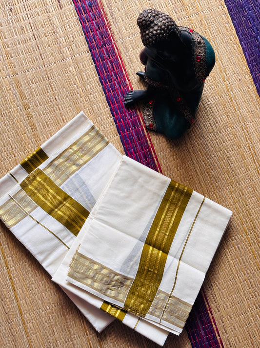 ഗോമതി 🍀(Set Mund without Blouse piece)