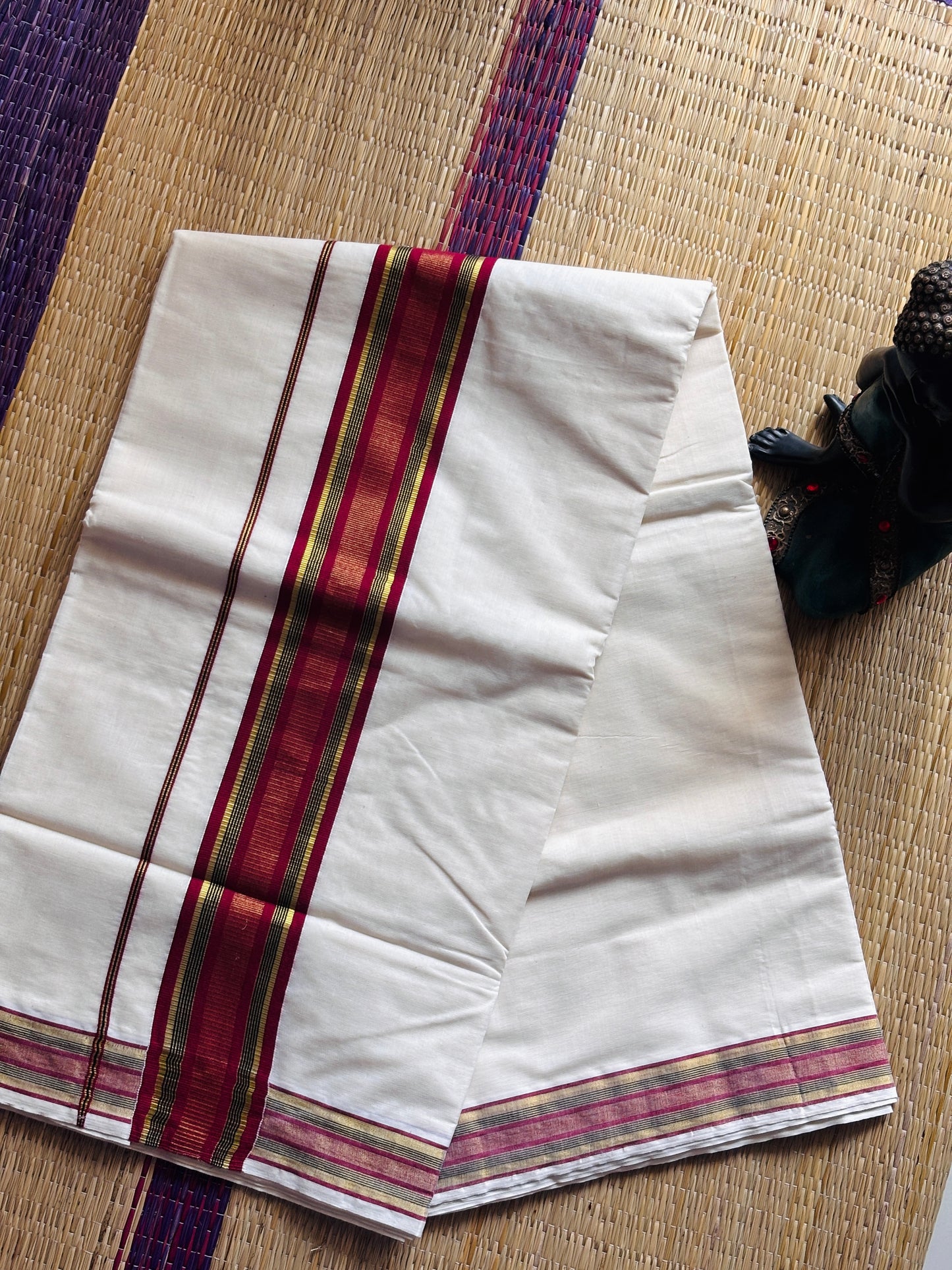 കുങ്കുമം ⚜️ (Set saree with running blouse)