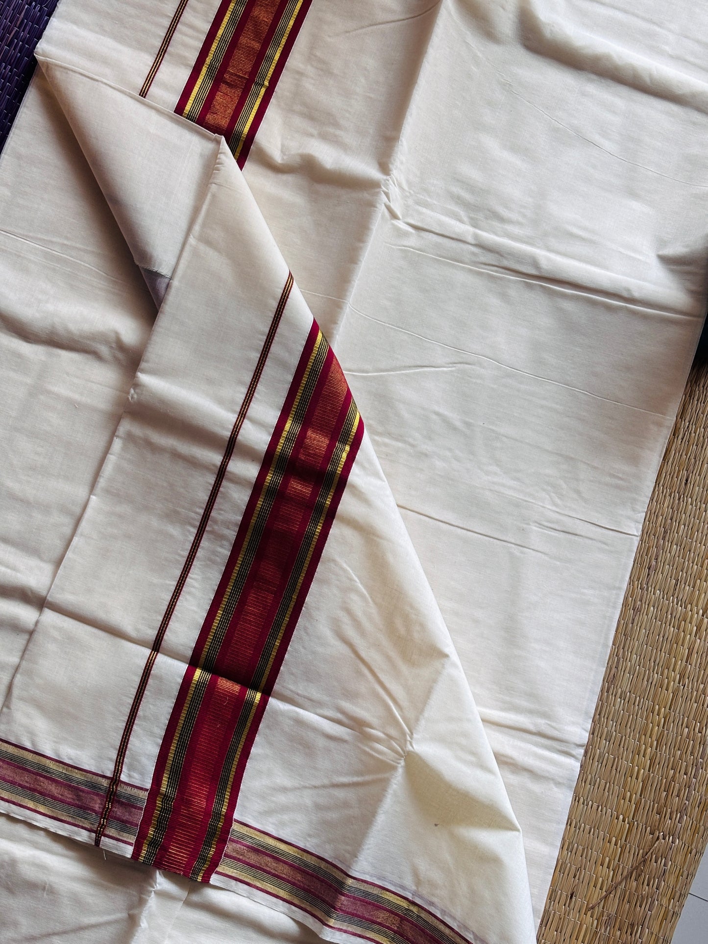 കുങ്കുമം ⚜️ (Set saree with running blouse)