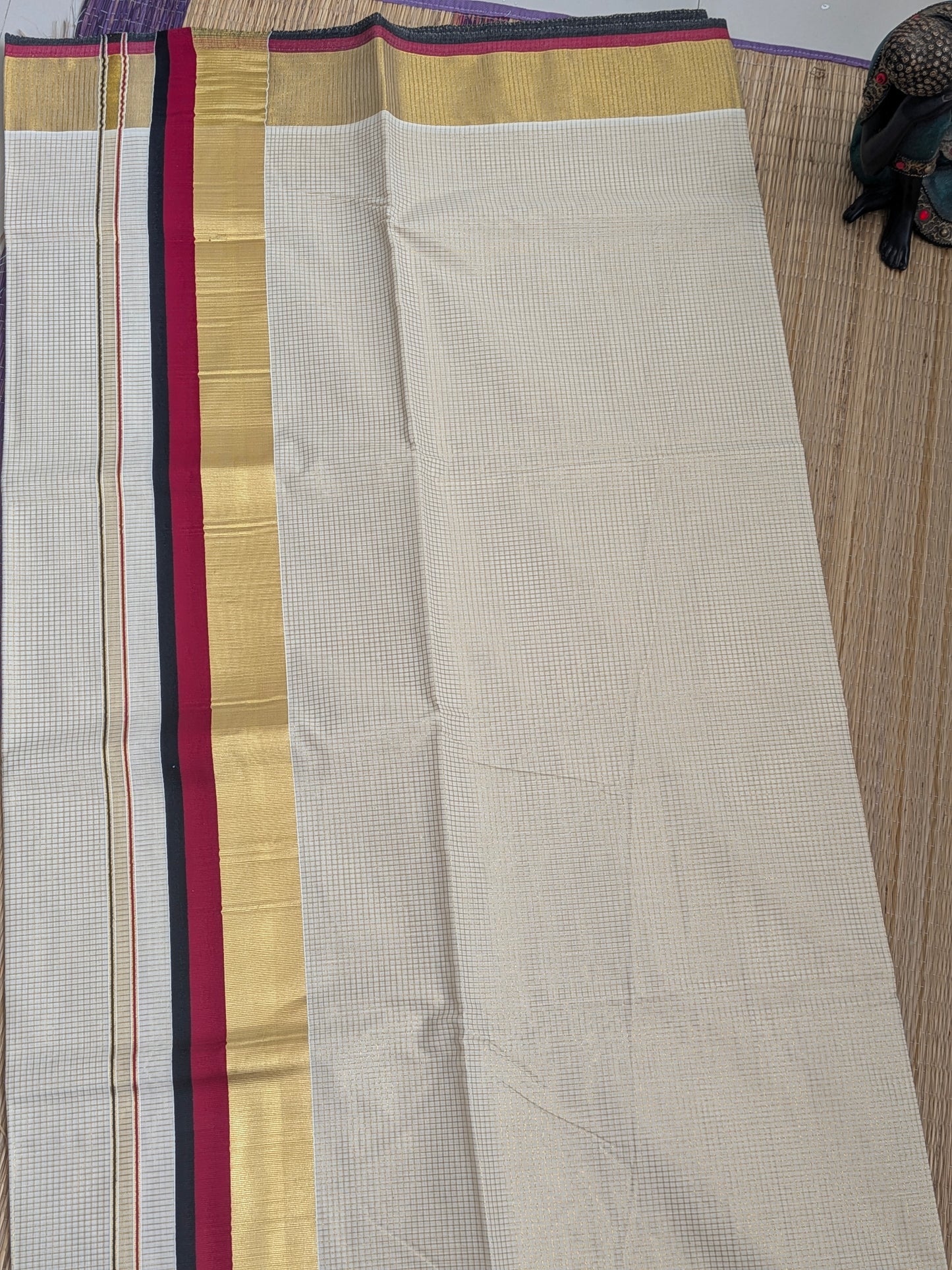 വൈഭ സാരി🍁 (Setsaree with running Blouse piece)