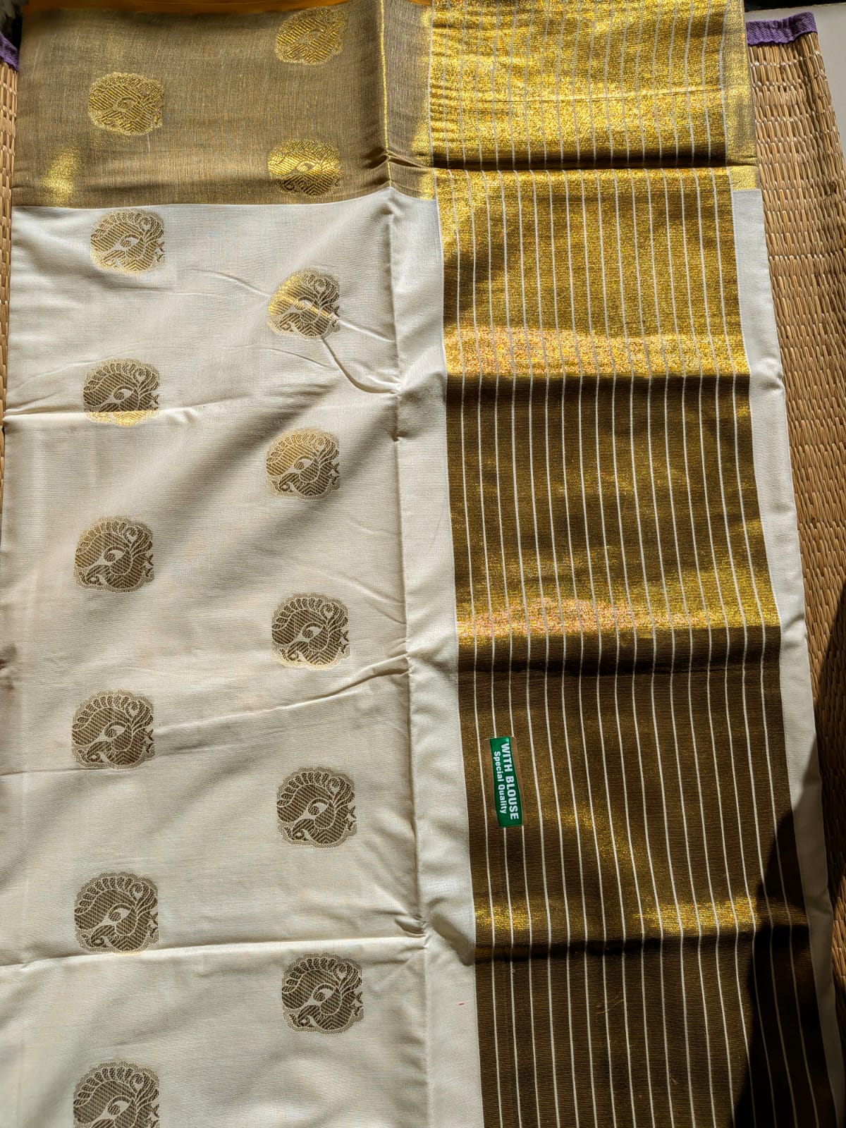 പീലി 🦚✨(Setsaree with running Blouse piece; prebooking)