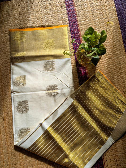 ഗജ✨(Setsaree with running Blouse piece; prebooking)