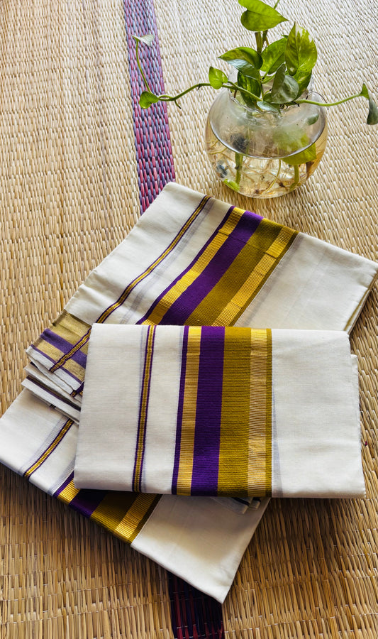 സർവ്വം❤️ (Set mund with out Blouse piece)